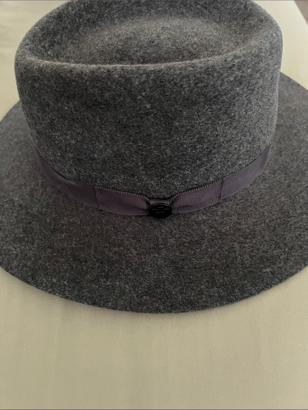 Goorin Bros. Dark Gray Felt Fedora Hat wide brim XL
